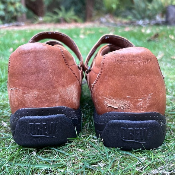 Drew Orthopedic Women 10 WW Wide Mary Jane Adjustable Strap Comfort Leather Shoe - Picture 3 of 10